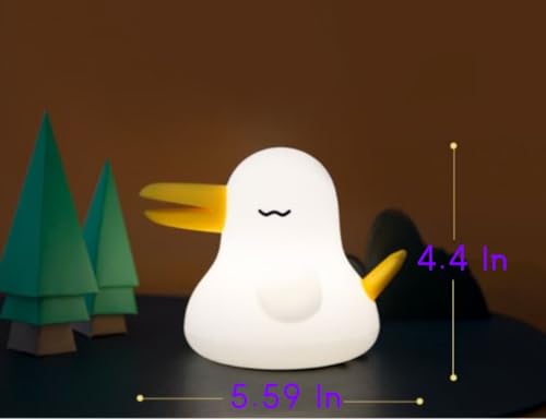 Lámpara de mesa de noche infantil Kiwi Bird LED recargable miniatura 4