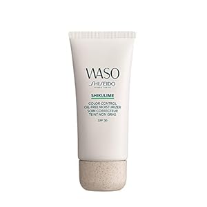 Shiseido Waso SHIKULIME Color Control Oil-Free Moisturizer SPF 30 – UVA/UVB Protection + 8-Hour Hydration – Non-Comedogenic, Free of Oxybenzone & Octinoxate – 1.8 oz