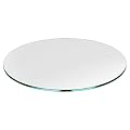 Dulles Glass 20" Round Glass Table Top - Tempered - 1/4" Thick - Flat Polished
