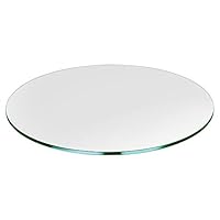 Algopix Similar Product 13 - Dulles Glass Mirror Round Glass Table