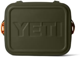 YETI Hopper Flip 12 Portable Cooler, Olive/King Crab Orange — view 8