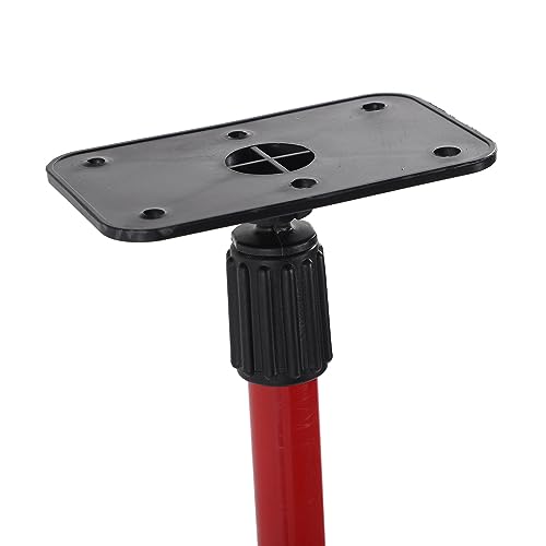 Poste de soporte de nivel telescópico YWBL-WH de acero inoxidable con base ajustable hasta 388 cm 7