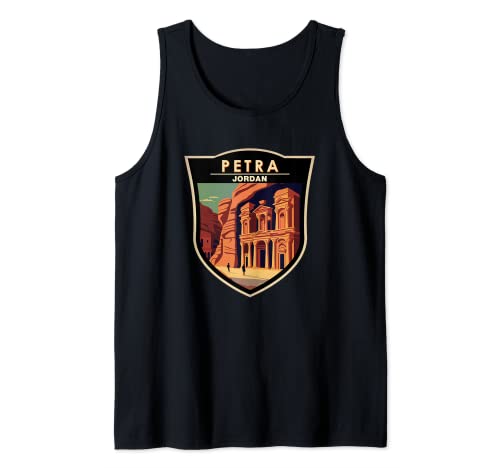 Petra Landmark - Insignia vintage Camiseta sin Mangas