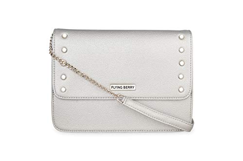 Image of FLYING BERRY Women Handbags Combo | Vegan Leather | Attractive Satchel Bags Purse | Sling Bags For Women With Long Strap And Clutch Wallet, Set of 3pcs