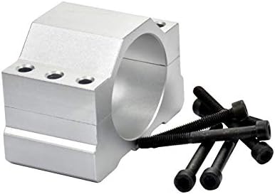 Ochoos Aluminum Mold ER11 Spindle Motor Mount Bracket Clamp 55mm Diameter