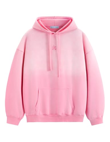 Aelfric Eden Essential Hoodies For Men Acid Wash Gradient Oversized Heavyweight Cotton Plain Hooded Sweatshirt Unisex