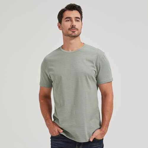 netdraw-Mens-Curved-Hem-100-Slub-Cotton-T-Shirt-Premium-Casual-Stylish-Soft-Crewneck-Tee