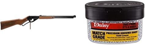 Daisy Adult Red Ryder BB Gun (1938ARR), Wood/Black & 515 Ground Shoot .177 Steel BB's