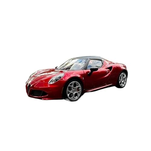 Alfa Romeo 4c modèle de voiture sport échelle 1 18 métal anti usure vitrine