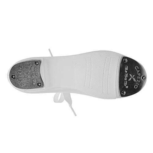 Capezio Girls Shuffle Tap Shoe (356C) -WHITE -Child 133