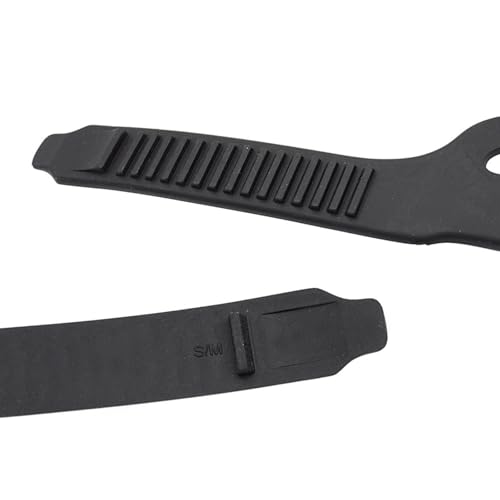 QSTDGVPW 2Pcs Fin Straps Replacement Part, Adjustable Universal Fin Flippers Strap Quick Release Buckles for Snorkeling Diver Diving, S and M