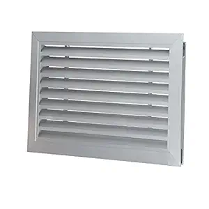 tochean Aluminum Air Vent Wall Louver, Wall Duct Ventilation Grill Air Vent Grille Cover for Bathroom Vents External Use