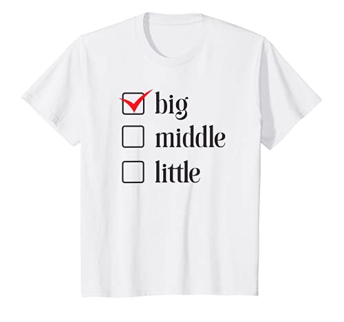 Niños Diseño de hermano mayor para hermano mayor o hermana mayor Camiseta