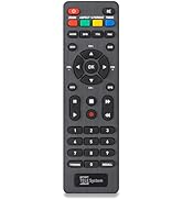 GOUYESHO Nuovo telecomando IR di ricambio per Telesystem TS9018, TS9015, TS9016, Fuba ODE715, ODE716, ODE718, KT1045, TS9018HEVC, ODE718HEVC - Non applicabile ad altri telecomandi (senza voce)hd