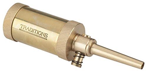 Traditions Performance Firearms Muzzleloader Compact Field Tubular Flask with Valve (Brass)