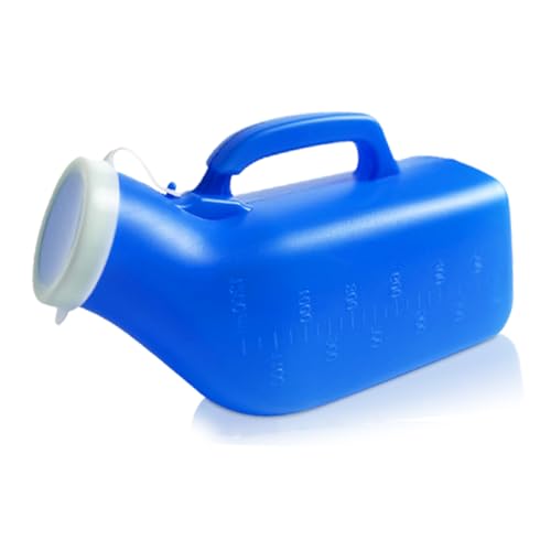 1 Pcs Urine Bottles, 1200ml Pee Bottle for Men with Lid for Hospital Use, Home Care, Travel and Camping