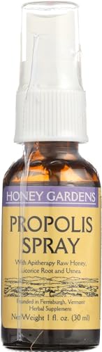 HONEY GARDEN APIARIES Propolis Throat Spray & Wound Wash, 1 FZ