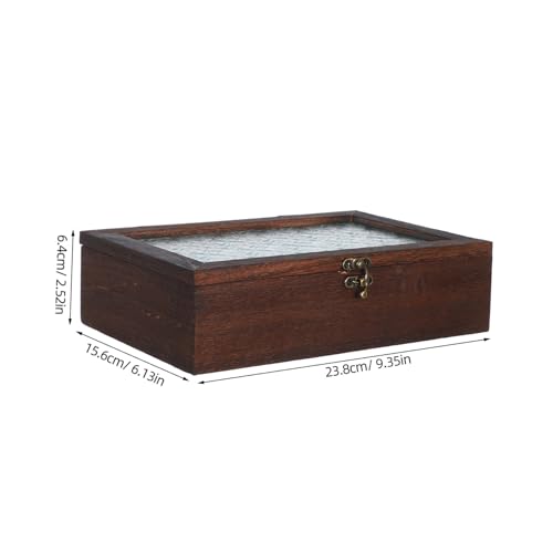 Caja mediana de madera Hemobllo para evitar la pérdida de joyas y proteger accesorios 3
