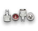 ✅ Die Radventilkappen sind mit einer Gummidichtung im Inneren ausgestattet, so dass ein Luftaustritt ideal verhindert werden kann. Schützen Sie Ihren Reifenventilkern vor Schmutz, Regenwasser und Staub.