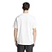adidas Men's Essentials Linear Single Jersey T-Shirt, White/Black