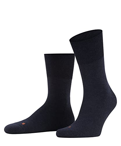 FALKE Unisex Run Cotton Socks, Blue (Navy Blue Melange 6490), 10.5-11.5 - Main Image