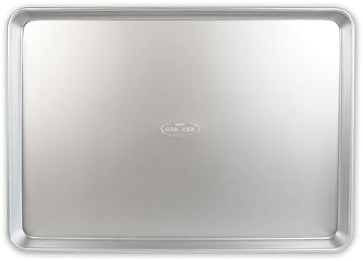 USA Pan Bakeware Traditional Aluminized Steel Uncoated Extra Large Baking Sheet Pan, Made without nonstick coating - Thumbnail 2