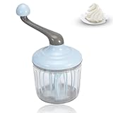 Batidor De Huevos Manual, Batidor De Huevos Con Manivela De Plástico, Batidor Manual, Batidora Para Espumador De Leche Casero, Mezclador Manual, Agitador, Herramientas Para Hornear De Cocina