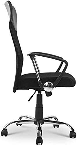 Chaise d'ordinateur multicolore réglable en hauteur avec dossier haut respirant - 5