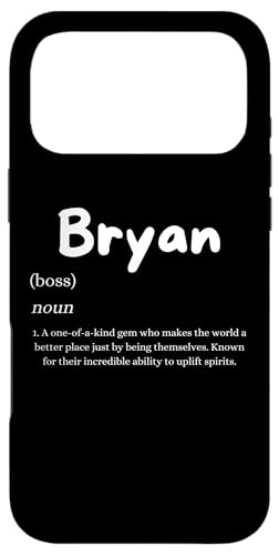 Bryan Definition Personalized Name Custom Costume For Bryans �X�}�z�P�[�X iPhone 17 Pro Max �p