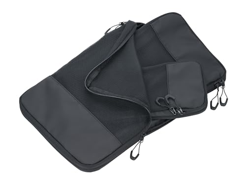Reise-Kompressionstaschen Set – TROIKA BLACK...