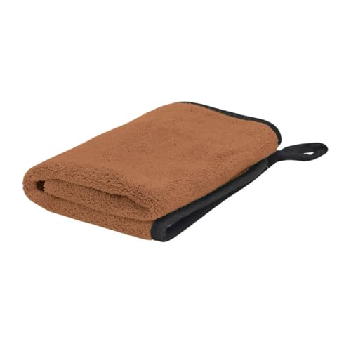 Image of Btag Microfiber Cleaning Cloth, 30x40 cms 600 GSM | Highly Absorbent,Lint and Streak Free, Multi-Purpose Wash Cloth for Kitchen,Car,Window,Stainless Steel,Silverwear(Dark BRWN 30x40cms) Pack of 1