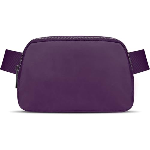 JSJ Mini Fanny Pack for Women & Men Valentines Day Gifts for Girls Teens Kids Daughter Sister Her Trendy Stuff Crossbody Bags Cute Everywhere Belt Bags. (Purple)