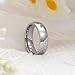King Will 6mm Tungsten Carbide Wedding Band for Men Women Classic Promise Engagement Rings for Couples Domed Style High Polish Finished Comfort Fit, Silver Size 9