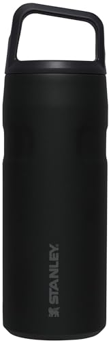 Image of Stanley IceFlow Cap and Carry Water Bottle | Wide Mouth Twist Lid | Lightweight & Leakproof for Travel & Sports | Insulated Stainless Steel | BPA-Free
