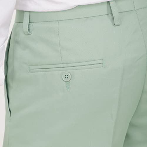 Image of KUNDAN Slim Fit Men Polyester Viscose Blend Trousers
