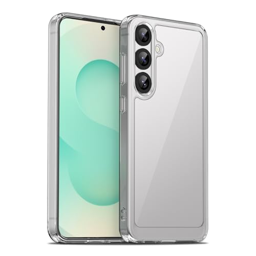 Image of Case for Samsung Galaxy S25 Plus /S25+ 5G, Military Grade Drop Protection Phone Case, Yellowing Resistant, Anti-Scratch Hard PC Back, Shockproof Hard Ultra-Thin Protective Cover, Clear