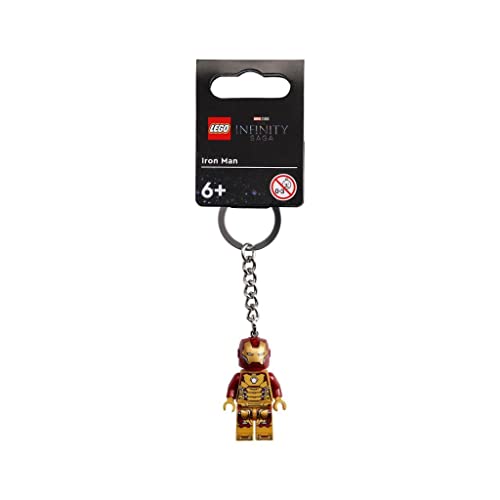 LEGO Marvel Super Heroes 854240 Porte-clés Iron Man, Rouge, Small