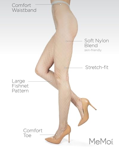MeMoi Maxi Fishnet Stretch-Fit Tights3