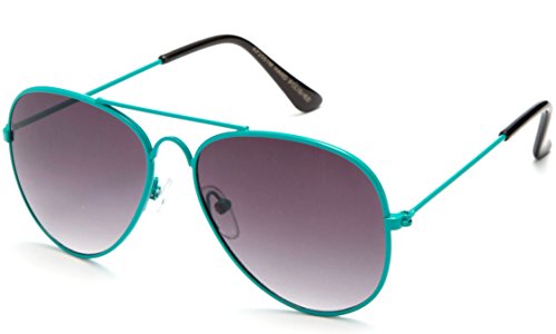 Aviator Style Metal Frame Light Sleek Fashion Sunglasses (Under 5 Years)