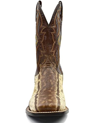 Dan Post Men's Karung Snake Exotic Western Boot Broad Square Toe - Dps7074