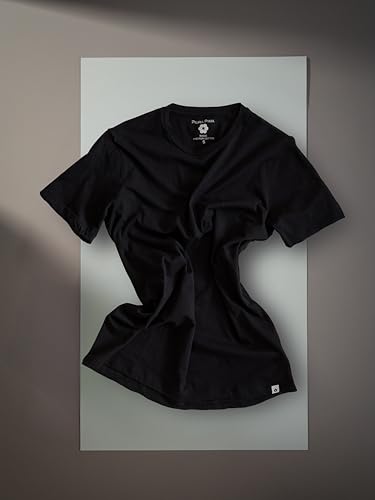 Image of 100% Peruvian Cotton Mens T-Shirts - Luxury Crew Tee Shirts for Men | Premium Soft Mens T-Shirts | Plain Dress Tee Shirts Men
