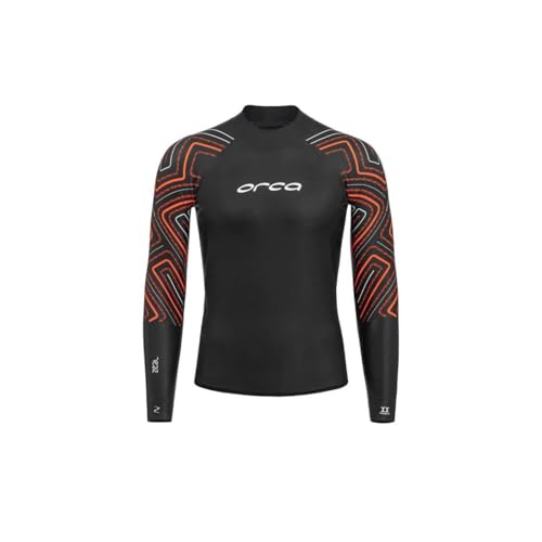 Orca Men's Zeal Openwater Wetsuit Top (Black, 8, Orca)