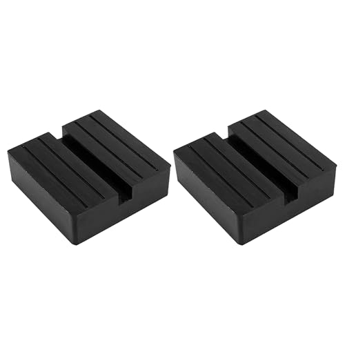Lot de 2 supports en caoutchouc pour cric de voiture, tampon en caoutchouc cric, accessoire