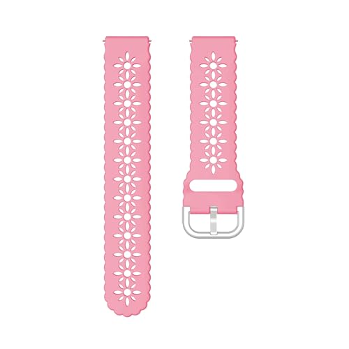 [XGYOMVB] �ԕ��o���h �E�H�b�` GT6 GT5 GT4 41mm �Ή� �G���K���g�ȃ��[�X�f�U�C�� �E�H�b�` 5 42mm �Ή� �E�F�f�B���O�u���X���b�g(Luminous-pink,Watch5 GT5Pro 42mm)