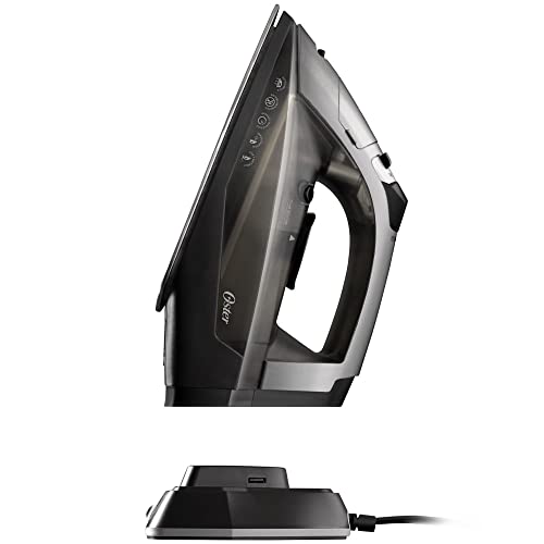 Ferro de Passar a Vapor Oster sem Fio , Ceramic, Cinza, 220V, 2200W, GCSTCC3000