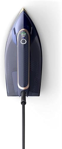 Philips Azur Serie 8000 Plancha De Vapor – 85g/min De Vapor Continuo, 260g De Vapor Turbo, 3000W, Tecnología OptimalTEMP, Suela SteamGlide Elite, Azul Oscuro (DST8050/20)