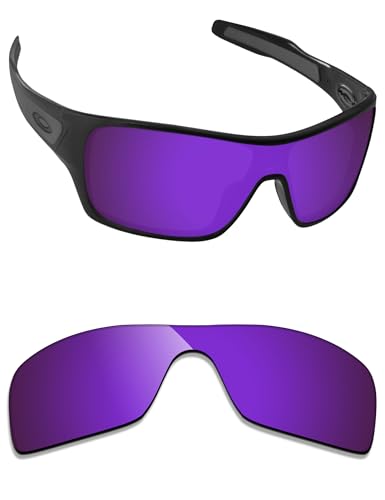 Image of Alphax Plasma Purple Mirrored Elite Polarized Replacement Lenses for Oakley Turbine Rotor OO9307 Sunglasses