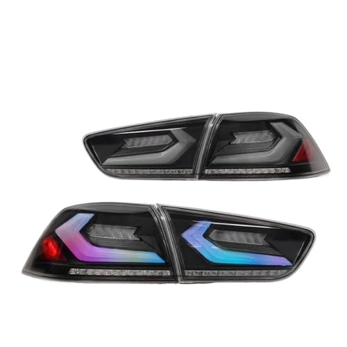 Feux arrière de style pour Lancer 10 et EVO éclairage multicolore étanche Type B