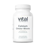 Vital Nutrients - Calcium (Citrate/Malate) - Most Bioavailable Form of Calcium - 100 Vegetarian Capsules per Bottle - 150 mg