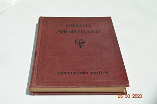 Gregg Shorthand Dictionary Anniversary Edition ... B007B6PTJ8 Book Cover